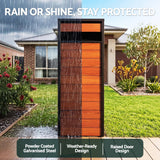Gardeon Parcel Letterbox Drop Box Package Slot MailBox Walnut