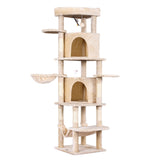 i.Pet Cat Tree Tower 167cm Large Scratching Post Furniture Scratcher House Beige