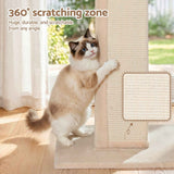i.Pet Cat Tree 89cm Scratching Post Tower Scratcher Wood Condo Bed House Trees Beige