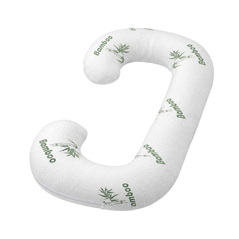 Giselle Bedding Pregnancy Pillow for Side Sleepers C-Shaped Body Pillow with Bamboo Fiber Cover, Maternity Pillow for Full Body Support, Belly and Waist Comfort In Australia - Darrahopens