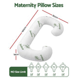 Giselle Bedding Pregnancy Pillow for Side Sleepers C-Shaped Body Pillow with Bamboo Fiber Cover, Maternity Pillow for Full Body Support, Belly and Waist Comfort In Australia - Darrahopens