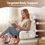 Giselle Bedding Reading Pillow with Detachable Neck Roll & Armrests Sit Up Pillow for Bed Back Support Pillow for Watching TV & Gaming Beige In Australia - Darrahopens