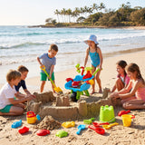 Keezi Kids Sandpit Beach Toys Set Wheelbarrow Shovels Animal Molds Sand Play In Australia - Darrahopens