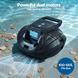 Aqua Buddy Cordless Pool Cleaner Robot Pool Vacuum Automatic Floor Clean 110Mins In Australia - Darrahopens