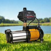 Giantz 4-Stage Water Pump Auto Controller Farm Irrigation Stainless Max. 2000W