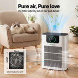Devanti Air Purifier Filter Replacement H12 HEPA 2 Pack Dual Intake