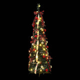 Jingle Jollys Pop Up Christmas Tree Pre Decorated Artificial Christmas Tree 160cm In Australia - Darrahopens