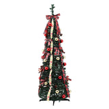 Jingle Jollys Pop Up Christmas Tree Pre Decorated Artificial Christmas Tree 160cm In Australia - Darrahopens