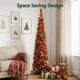 Jingle Jollys 160cm Pop Up Christmas Tree Artificial Christmas Tree Golden Maple Leaf In Australia - Darrahopens