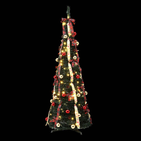 Jingle Jollys Pop Up Christmas Tree Pre Decorated Artificial Christmas Tree 197cm In Australia - Darrahopens