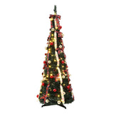 Jingle Jollys Pop Up Christmas Tree Pre Decorated Artificial Christmas Tree 197cm In Australia - Darrahopens