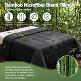 Giselle 200GSM Bamboo Microfibre King Quilt Lightweight All Season Doona Duvet In Australia - Darrahopens
