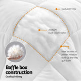 Giselle Bedding Double Quilt, 200GSM Summer Duck Down Feather Doona Insert