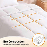 Giselle Bedding Single Quilt, 200GSM Summer Duck Down Feather Doona Insert In Australia - Darrahopens