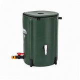 Weisshorn 50L/11gal Collapsible Rain Barrel PVC Water Tank Collection Storage for Garden Irrigation