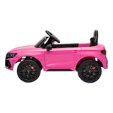 Ride On Car Licensed Audi RS3 Car for Kids 12V Remote Control Pink In Australia - Darrahopens