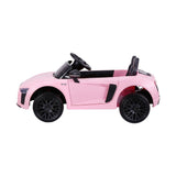 Ride On Car Licensed Audi R8 12V Electric Car for Kids Battery Pink