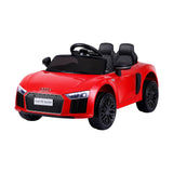 Ride On Car Licensed Audi R8 12V Electric Car for Kids Battery Red