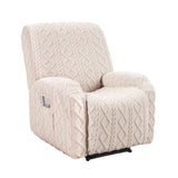 Artiss Recliner Chair Covers with Storage Side Pockets Beige