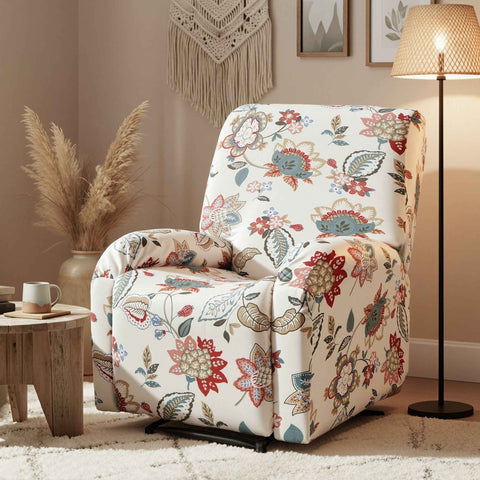Artiss Stretch Kids Recliner Cover 4-Pieces Recliner Chair Slipcovers Printed Polyester
