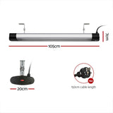 Devanti 2PCS Electric Radiant Strip Heater Outdoor Indoor Patio Infrared Heaters 3000W In Australia - Darrahopens
