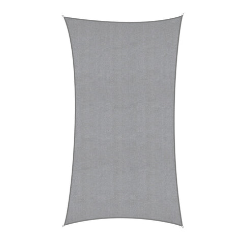 Instahut Sun Shade Sail Shadecloth Canopy Rectangle 280gsm 4x6m