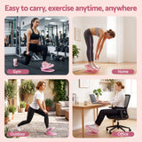 Everfit Slant Board, Balance Board, 14-Level Adjustable Incline Calf Stretcher for Stretching, Squats and Home Fitness Pink