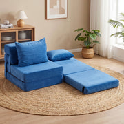 Artiss 2 Pack Folding Sofa Bed Armless Lounger Foam Floor Sofas Futons Couches