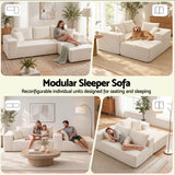 Artiss Modular Sectional Sofa 4-Seater L-Shaped Boneless Sofa Bed Chaise Lounge In Australia - Darrahopens