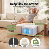 Artiss Modular Sectional Sofa 4-Seater L-Shaped Boneless Sofa Bed Chaise Lounge In Australia - Darrahopens