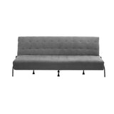 Artiss Sofa Bed, 1.9m 3-Seater Soft Innerspring Adjustable Couch Futon Chair for Apartment Dorm Living Room Office Study Bedroom, Grey