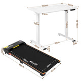 Artiss 100cm Standing Desk Treadmill Motorised Home Office White