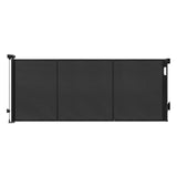 Keezi Retractable Gate Baby Gate Pet Safety Fence Extends up to 400cm Black In Australia - Darrahopens