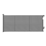 Keezi Retractable Gate Baby Gate Pet Safety Fence Extends up to 400cm Grey In Australia - Darrahopens