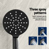 Cefito 9'' Rain Shower Head Set Handheld Round High Pressure Twins Tap Chrome | darrahopens.com.au Premium AU Stock