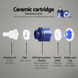 Cefito 9'' Rain Shower Head Set Handheld Round High Pressure Twins Tap Chrome | darrahopens.com.au Premium AU Stock