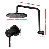 Cefito 9'' Rain Overhead Swivel Shower Head with Wall Bathroom Mixer | darrahopens.com.au Premium AU Stock
