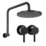 Cefito 9'' Rain Overhead Swivel Shower Head with Wall Twin Swivel Bathroom Tap | darrahopens.com.au Premium AU Stock