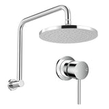 Cefito 9'' Rain Overhead Swivel Shower Head with Wall Bathroom Mixer Silver | darrahopens.com.au Premium AU Stock