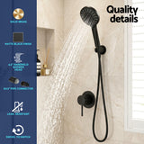 Cefito 4.5" Handheld Shower Head Round with Wall Bathroom Mixer | darrahopens.com.au Premium AU Stock