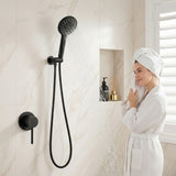 Cefito 4.5" Handheld Shower Head Round with Wall Bathroom Mixer | darrahopens.com.au Premium AU Stock