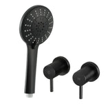 Cefito 4.5" Handheld Shower Head Round with Wall Twin Swivel Bathroom Tap | darrahopens.com.au Premium AU Stock