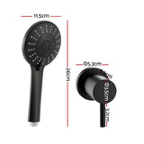 Cefito 4.5" Handheld Shower Head Round with Wall Twin Swivel Bathroom Tap | darrahopens.com.au Premium AU Stock