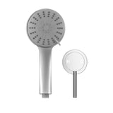 Cefito 4.5" Handheld Shower Head Round with Wall Bathroom Mixer Silver | darrahopens.com.au Premium AU Stock
