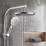 Cefito High-Pressure Shower Heads with Anti-burst 1.5m Hose & 304 S.S Rail, Ideal for Bathroom Upgrades and Pet Washing, 10 Inch Rain & 3-Function Combo In Australia - Darrahopens