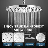 Cefito High-Pressure Shower Heads with Anti-burst 1.5m Hose & 304 S.S Rail, Ideal for Bathroom Upgrades and Pet Washing, 10 Inch Rain & 3-Function Combo In Australia - Darrahopens