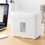 DEVANTI 8L Small Tabletop Paper Shredder 4 Sheet P4 Cross Cut Home Office In Australia - Darrahopens