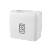 DEVANTI 8L Small Tabletop Paper Shredder 4 Sheet P4 Cross Cut Home Office