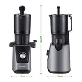 DEVANTI Slow Juicer Cold Press 200W for Fruit Vegetable Juice