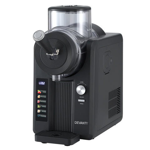 Deavnti 2L Slushie Machine Ice Cream Maker Frozen Smoothies Milkshakes Black